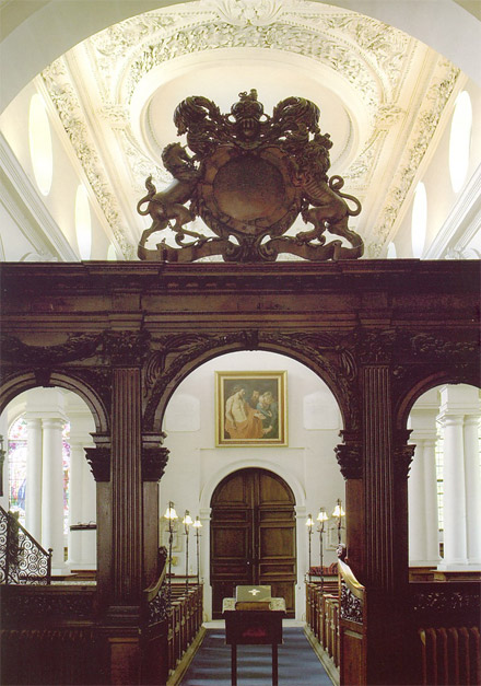 Inside of Ingestre Church - photo taken by Patrick Lichfield